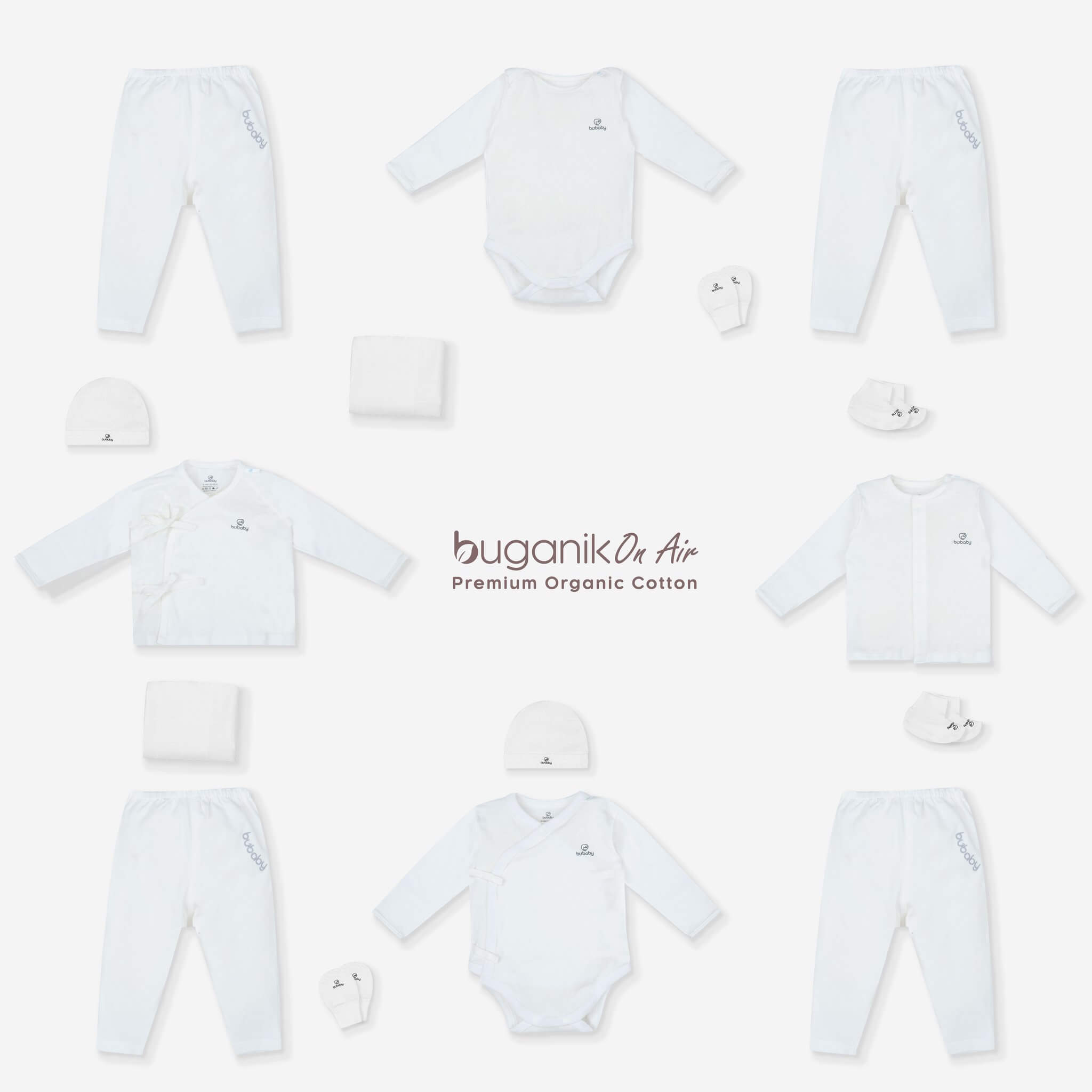 BGS002SSC Set sơ sinh Bu Baby Buganik On Air 0-3M — ảnh 3