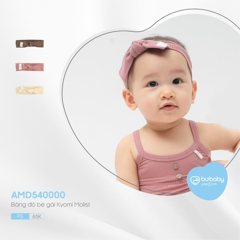 AMD540000 Băng đô bé gái Bu Baby - Molist - Free