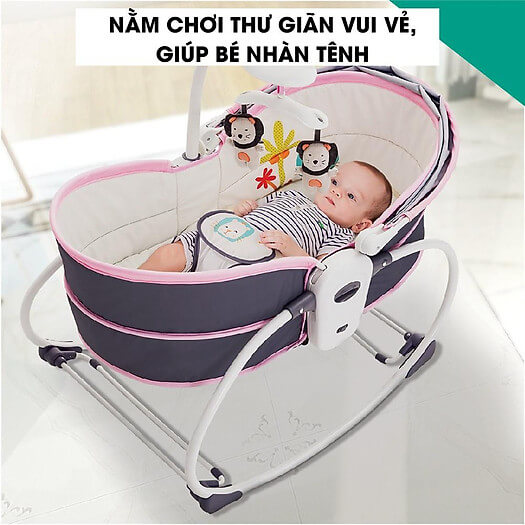 Mastela Nôi rung bập bênh xách tay 5 trong 1 — ảnh 3