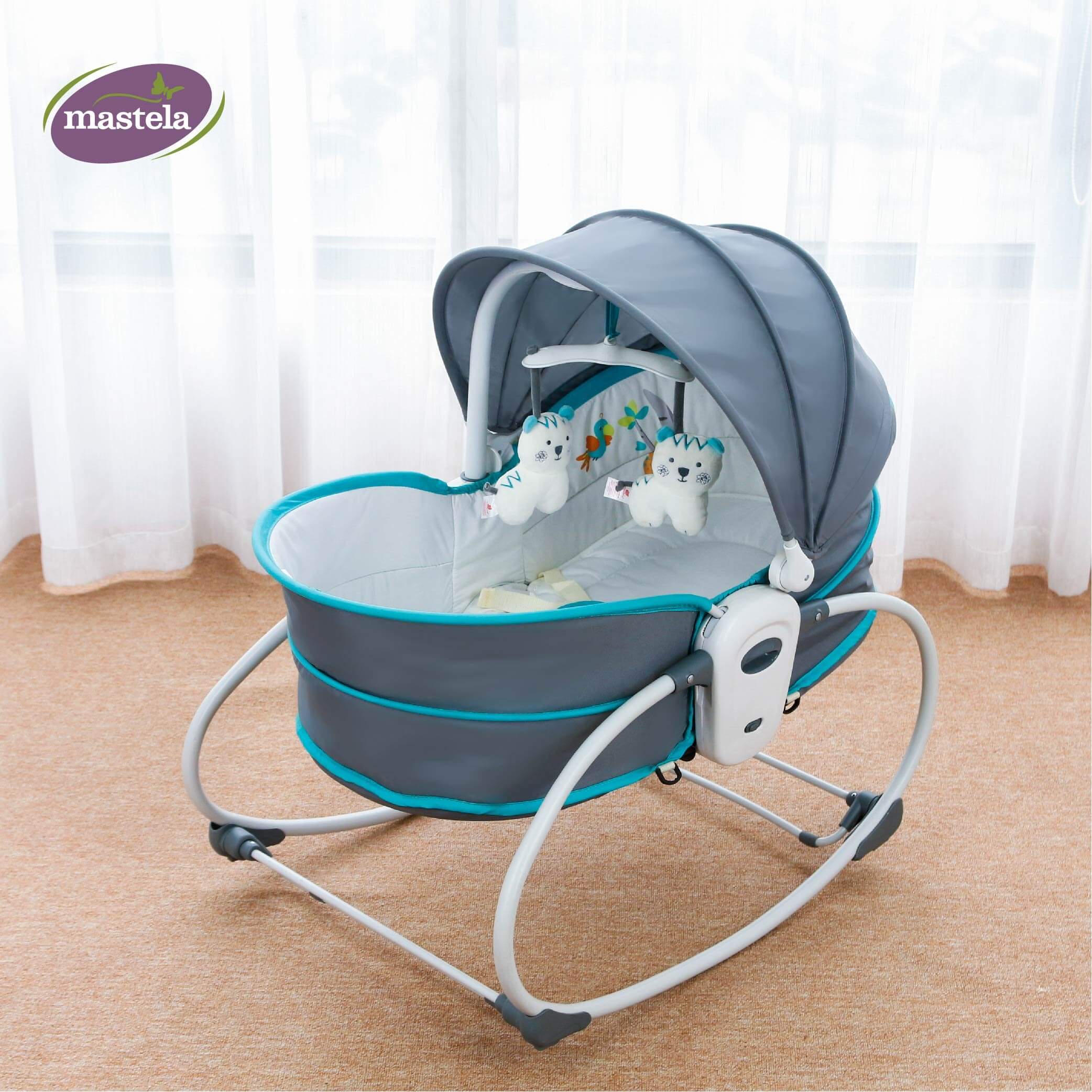 Mastela Nôi rung bập bênh xách tay 5 trong 1 — ảnh 4