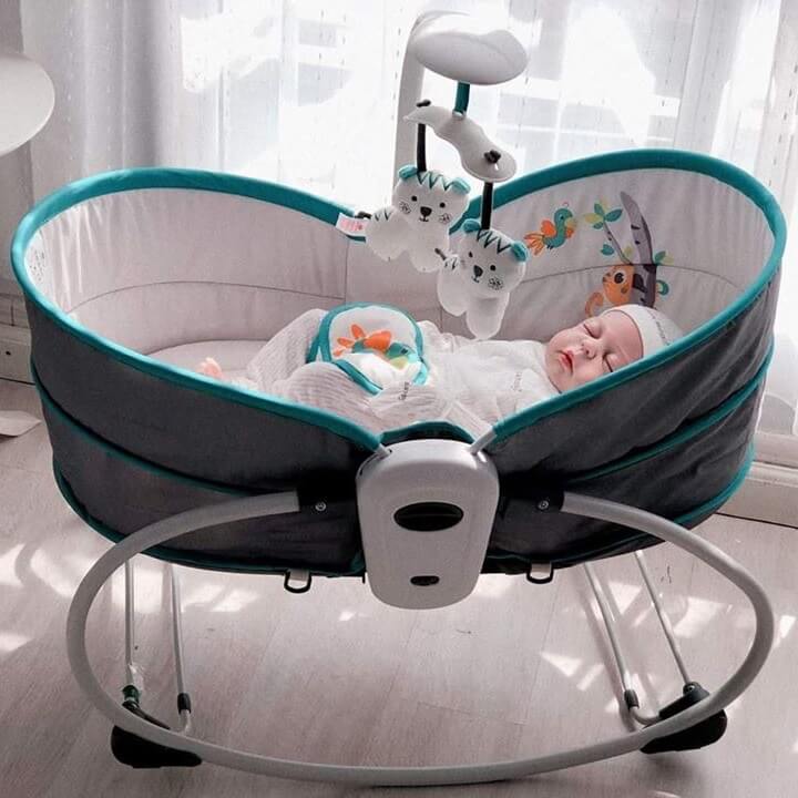 Mastela Nôi rung bập bênh xách tay 5 trong 1 — ảnh 5