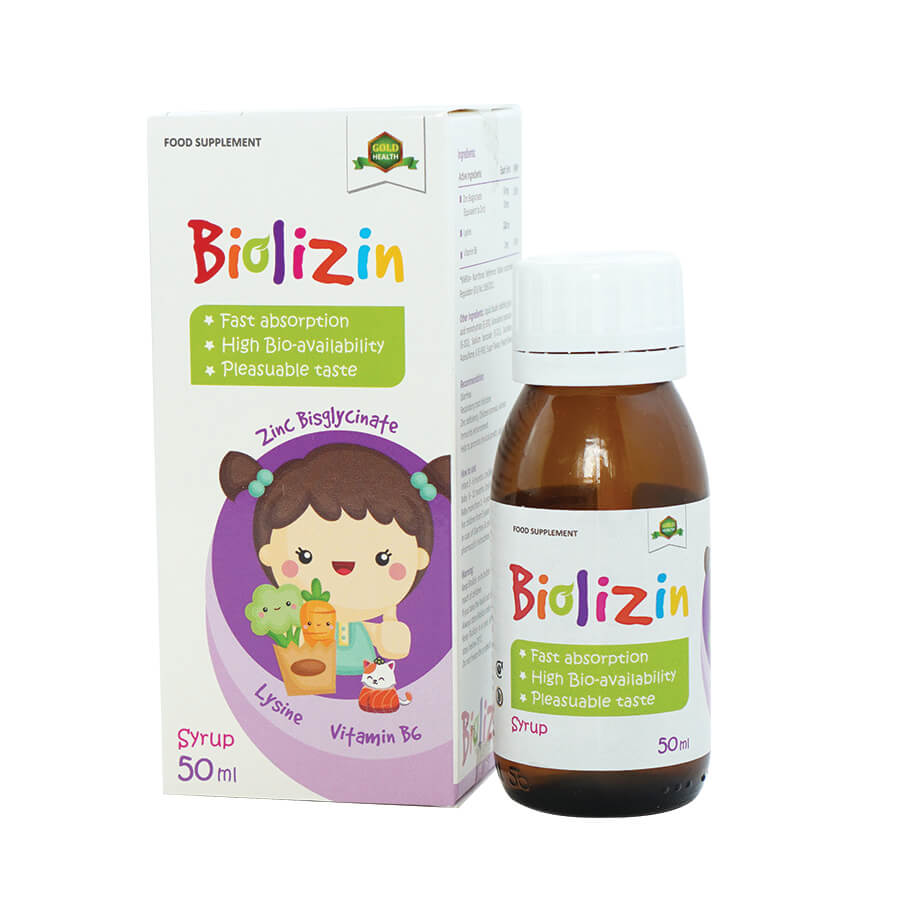 BIOLIZIN Kẽm B6 Hữu Cơ Lysine 3M+ 50ml — ảnh 3