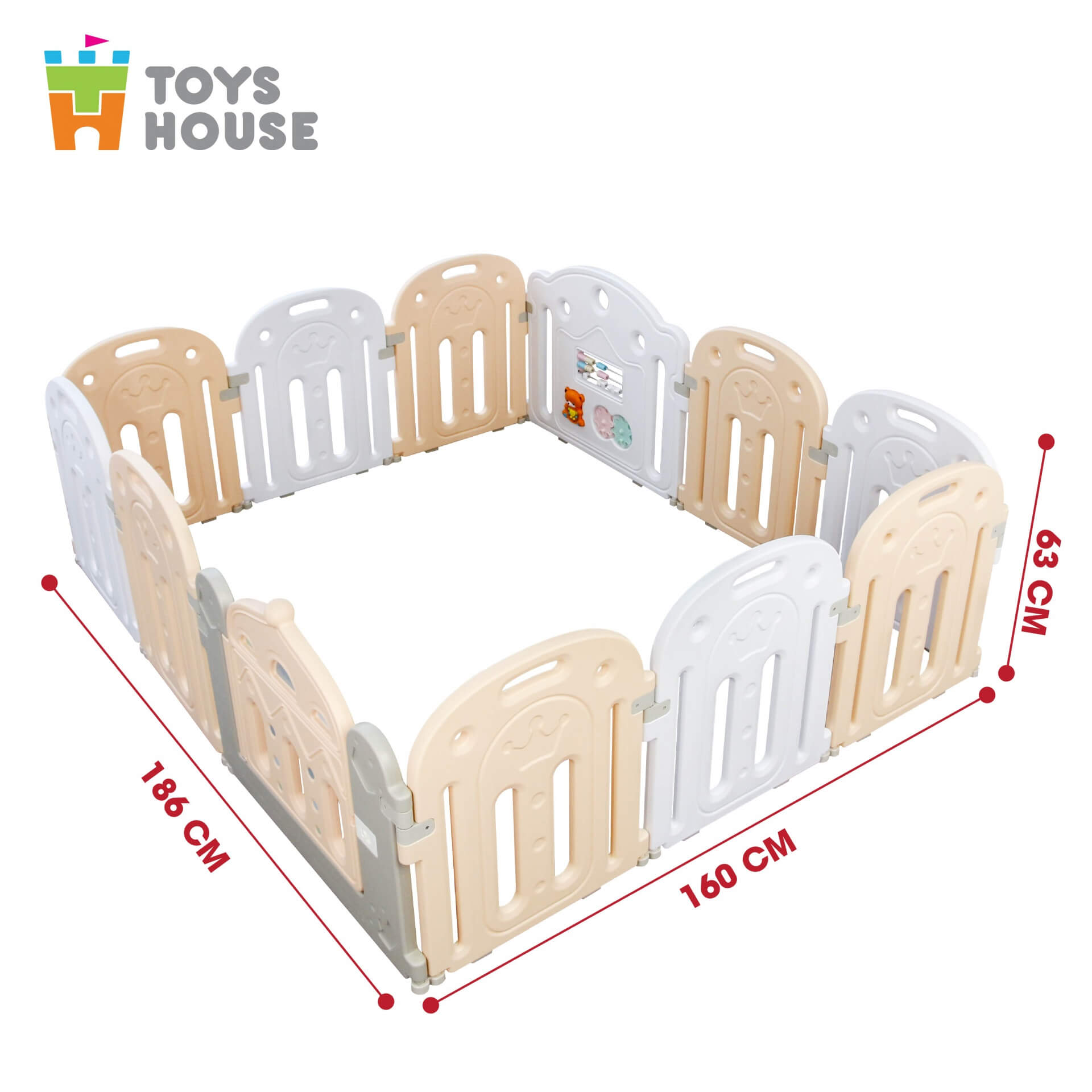 ToysHouse - Quây vương miện size L tặng kèm thảm