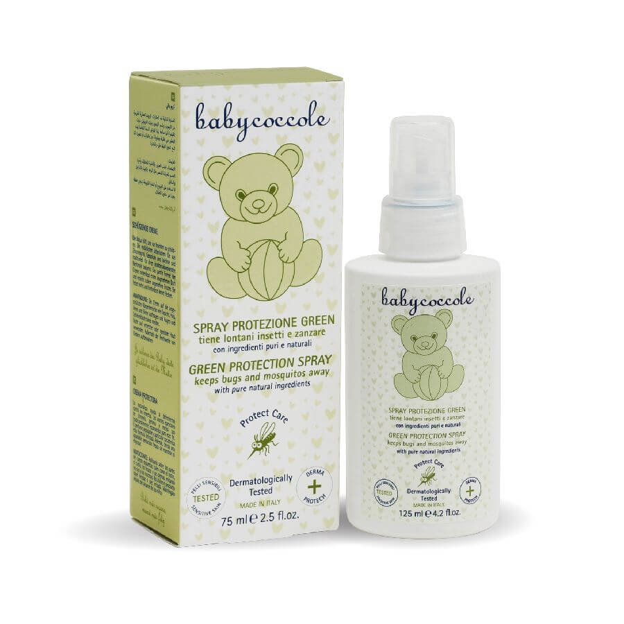 Xịt xua muỗi chiết xuất tía tô đất và cây phong lữ Babycoccole 125ml 0M+