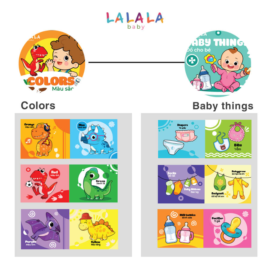 Sách mini chủ đề Lalala baby — ảnh 2