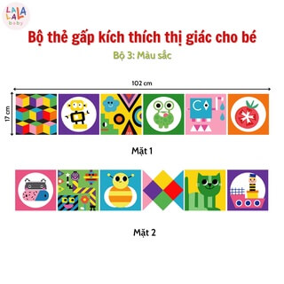 Thẻ gấp kích thích thị giác Lalala Baby