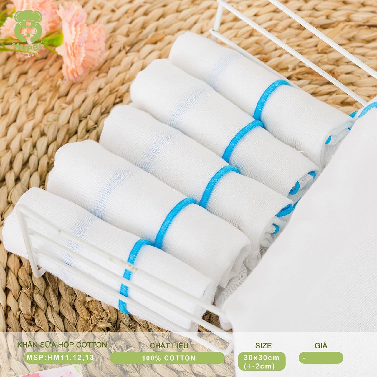Khăn sữa hộp Mipbi