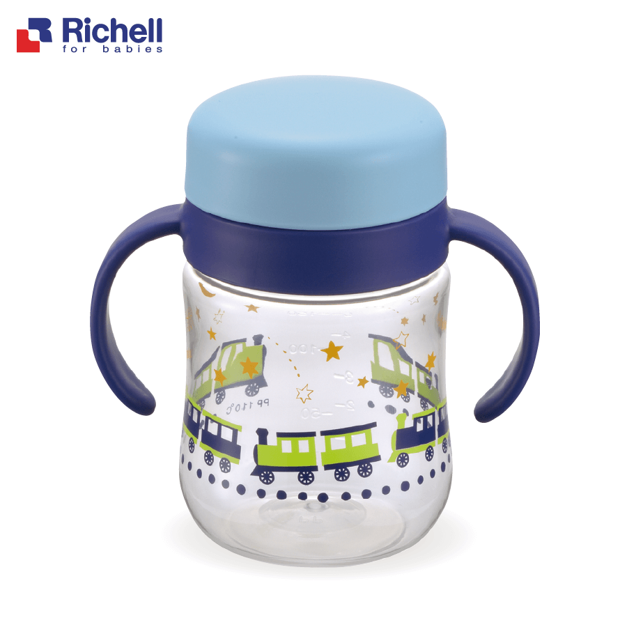 Bình tập uống 360 độ Richell Mugood