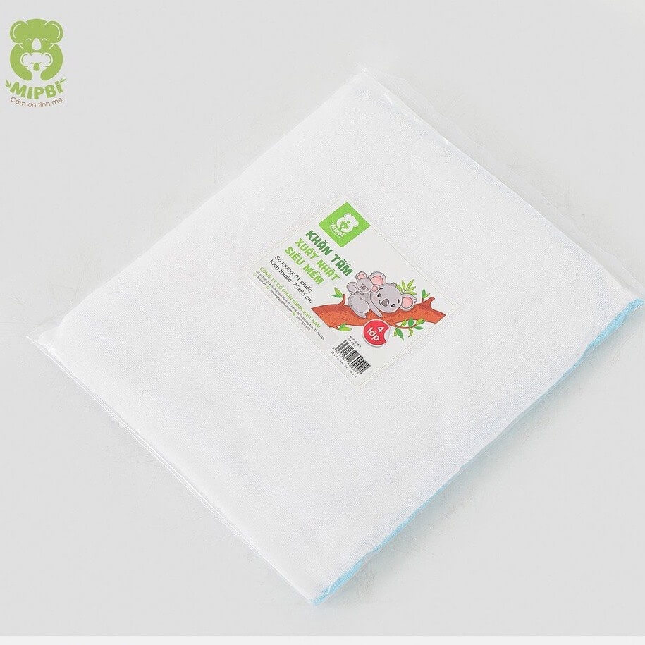 Khăn tắm 4 lớp xuất Nhật Mipbi