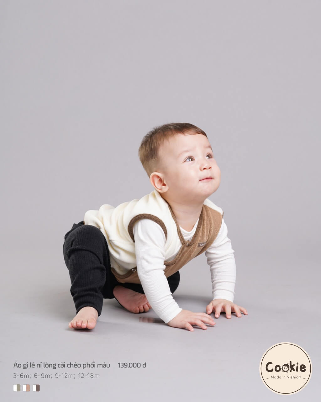 Áo gile Cookie nỉ lông — ảnh 15