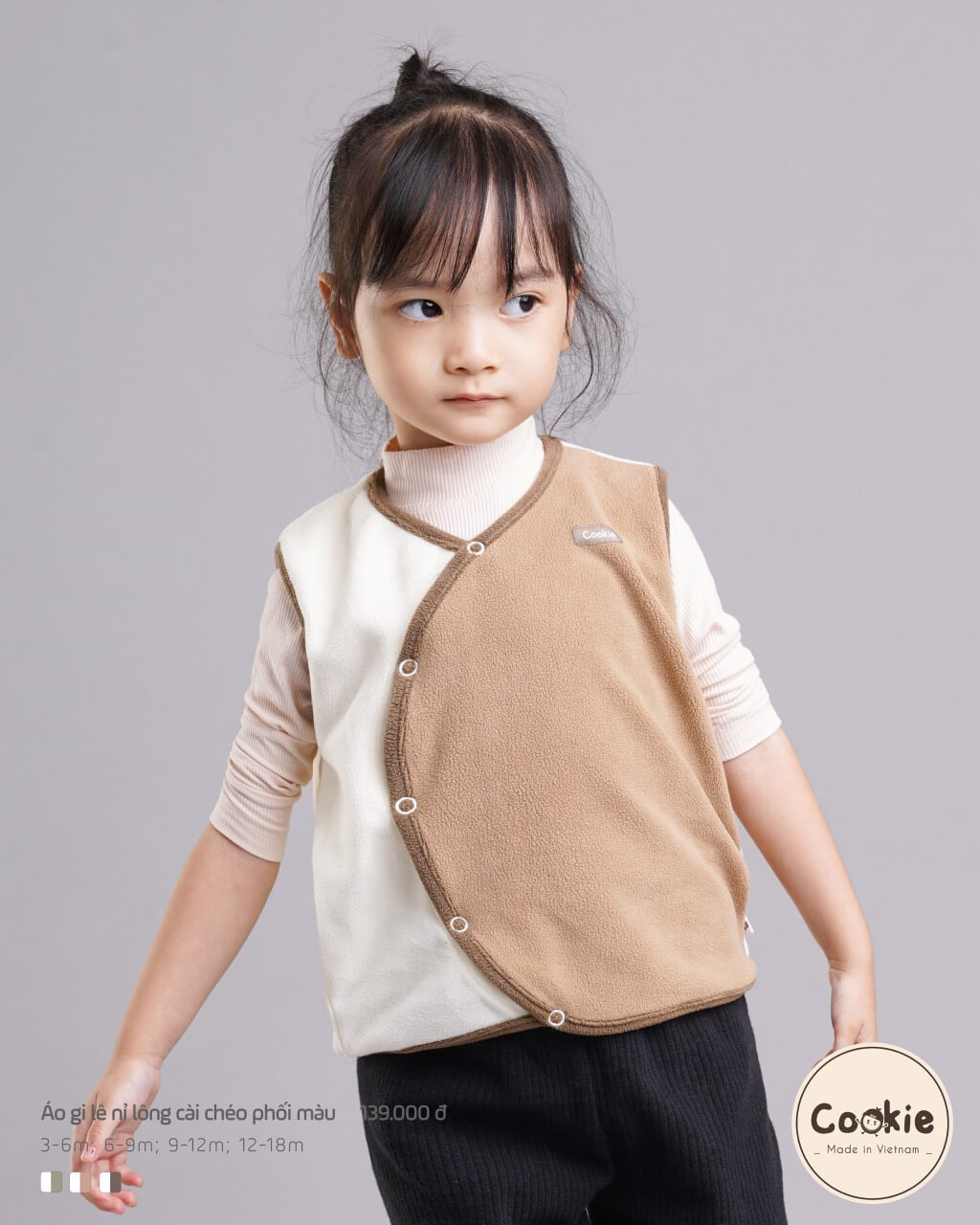 Áo gile Cookie nỉ lông — ảnh 16