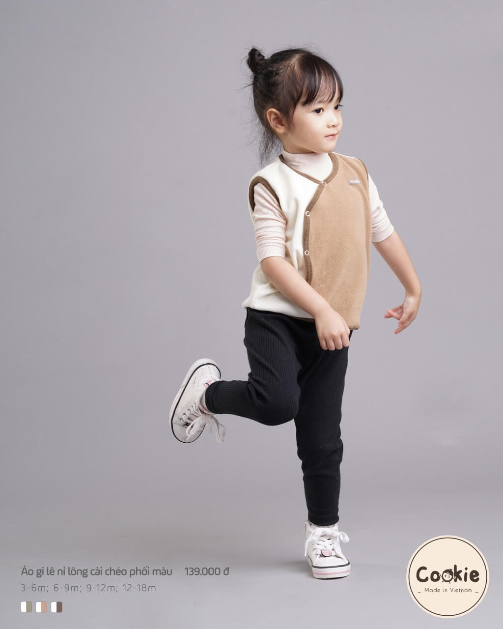 Áo gile Cookie nỉ lông — ảnh 18