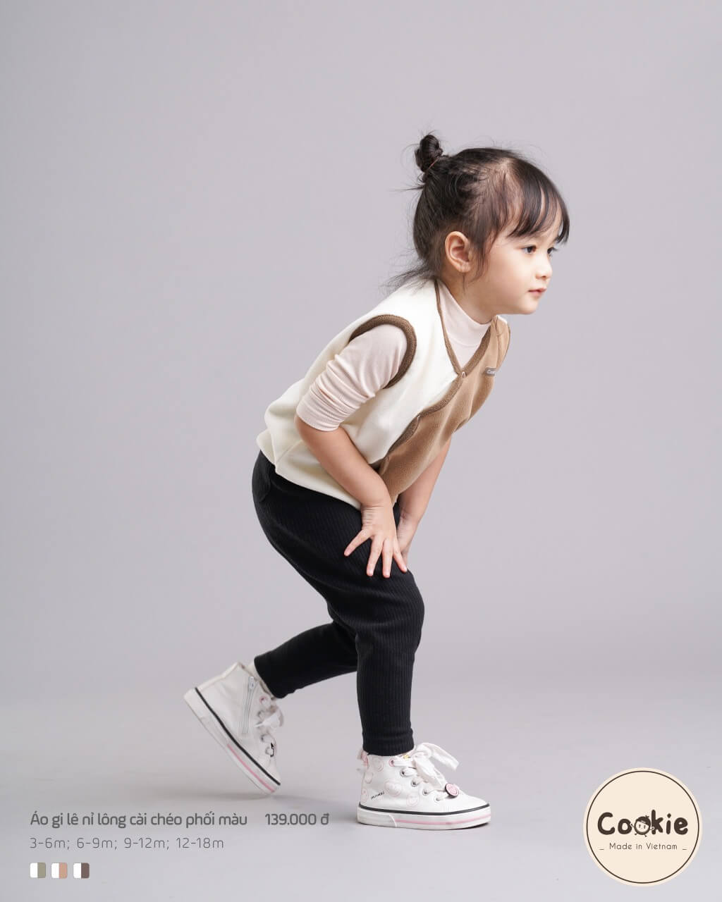 Áo gile Cookie nỉ lông — ảnh 19