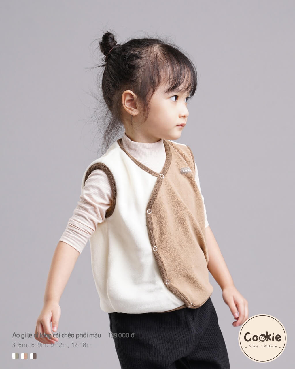 Áo gile Cookie nỉ lông — ảnh 20