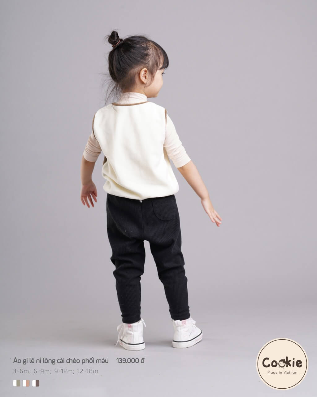 Áo gile Cookie nỉ lông — ảnh 24