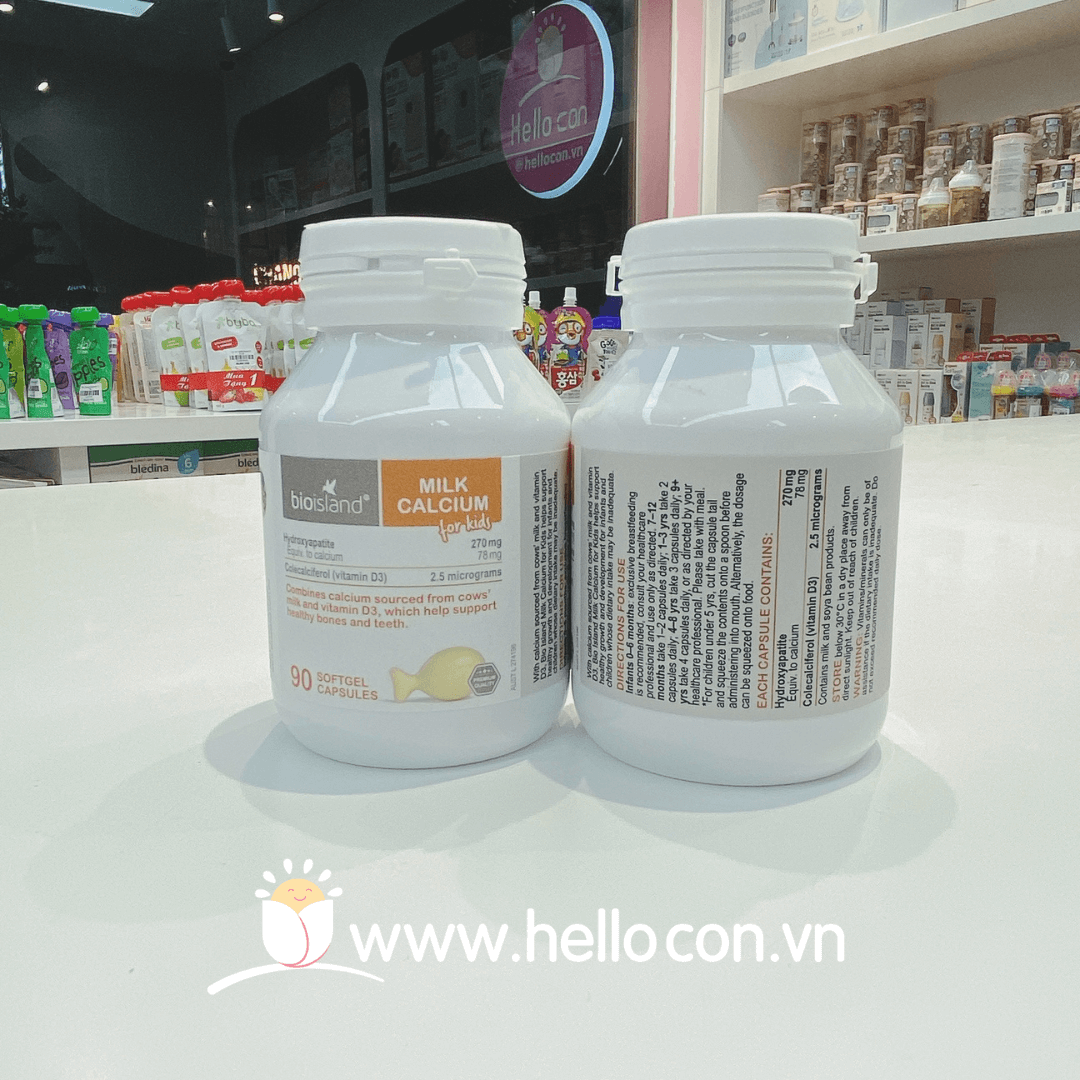 Canxi sữa Bioisland cho bé Úc 90 viên — ảnh 2