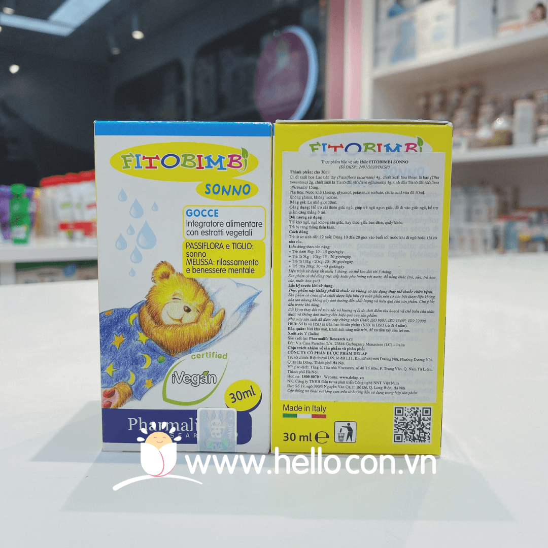 Pharmalife Sonno giúp bé ngủ ngon 30ml — ảnh 2