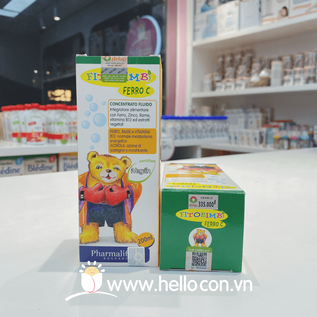 Pharmalife Ferro C Bổ sung sắt, kẽm 200ml