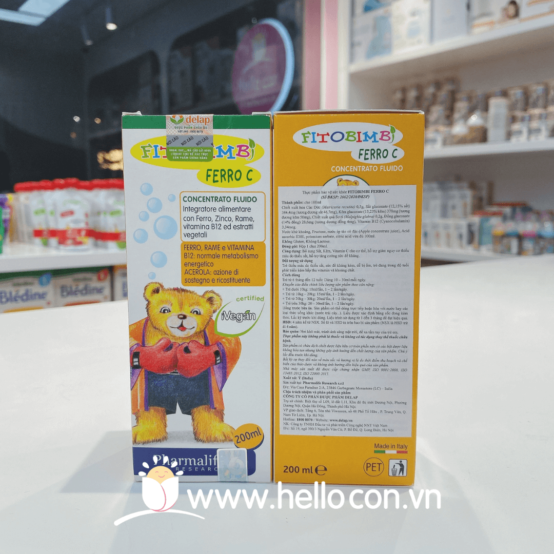 Pharmalife Ferro C Bổ sung sắt, kẽm 200ml — ảnh 2