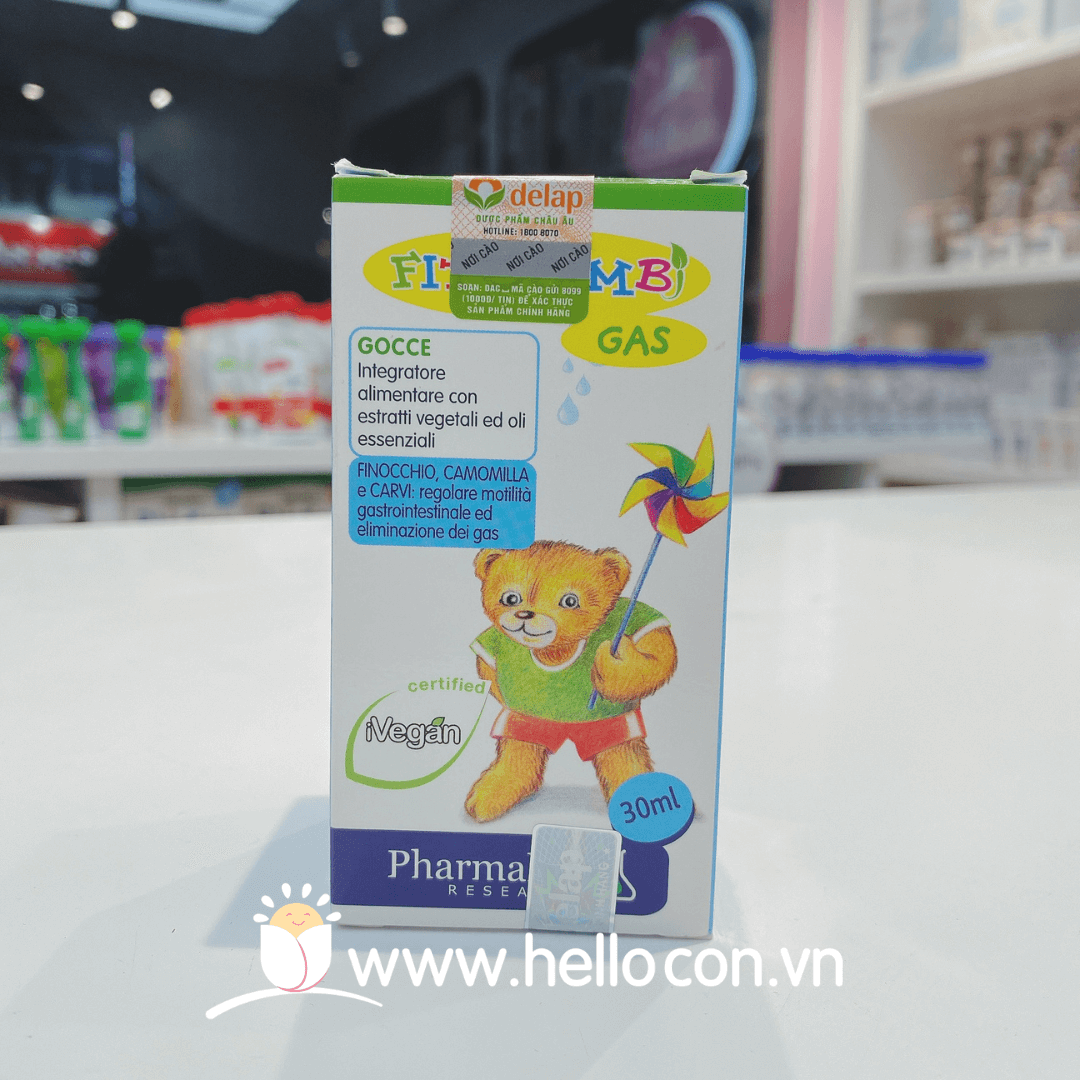 Pharmalife Gas Bimbi trị đầy hơi, nôn trớ, chướng bụng, khó tiêu
