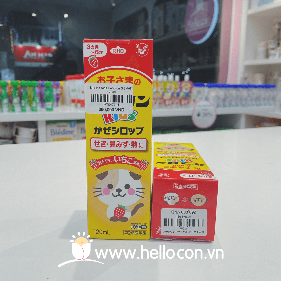 Siro Ho Kids Paburon S 3M-6Y 120ml — ảnh 4
