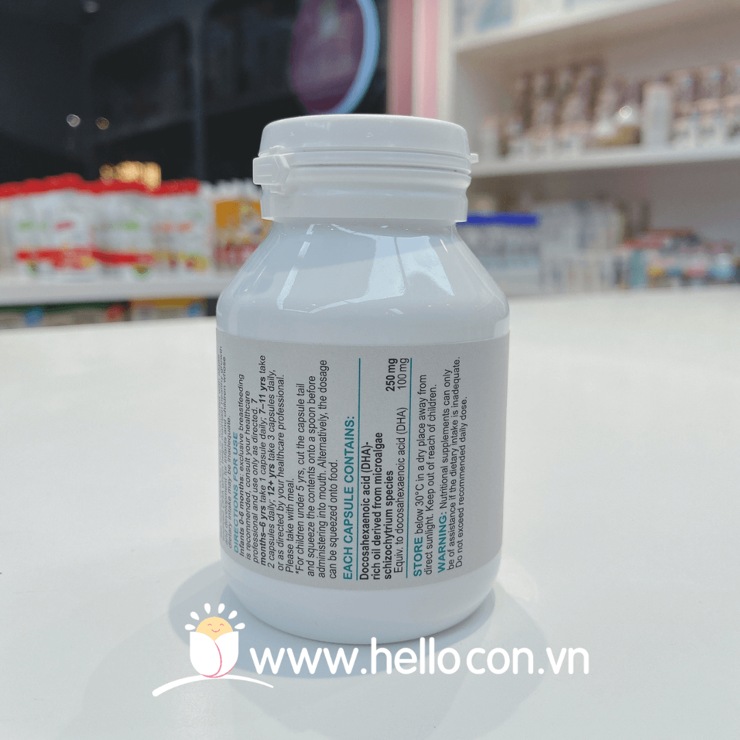 Vitamin Bioisland DHA trẻ em (60 viên) từ 7 tháng tuổi — ảnh 2