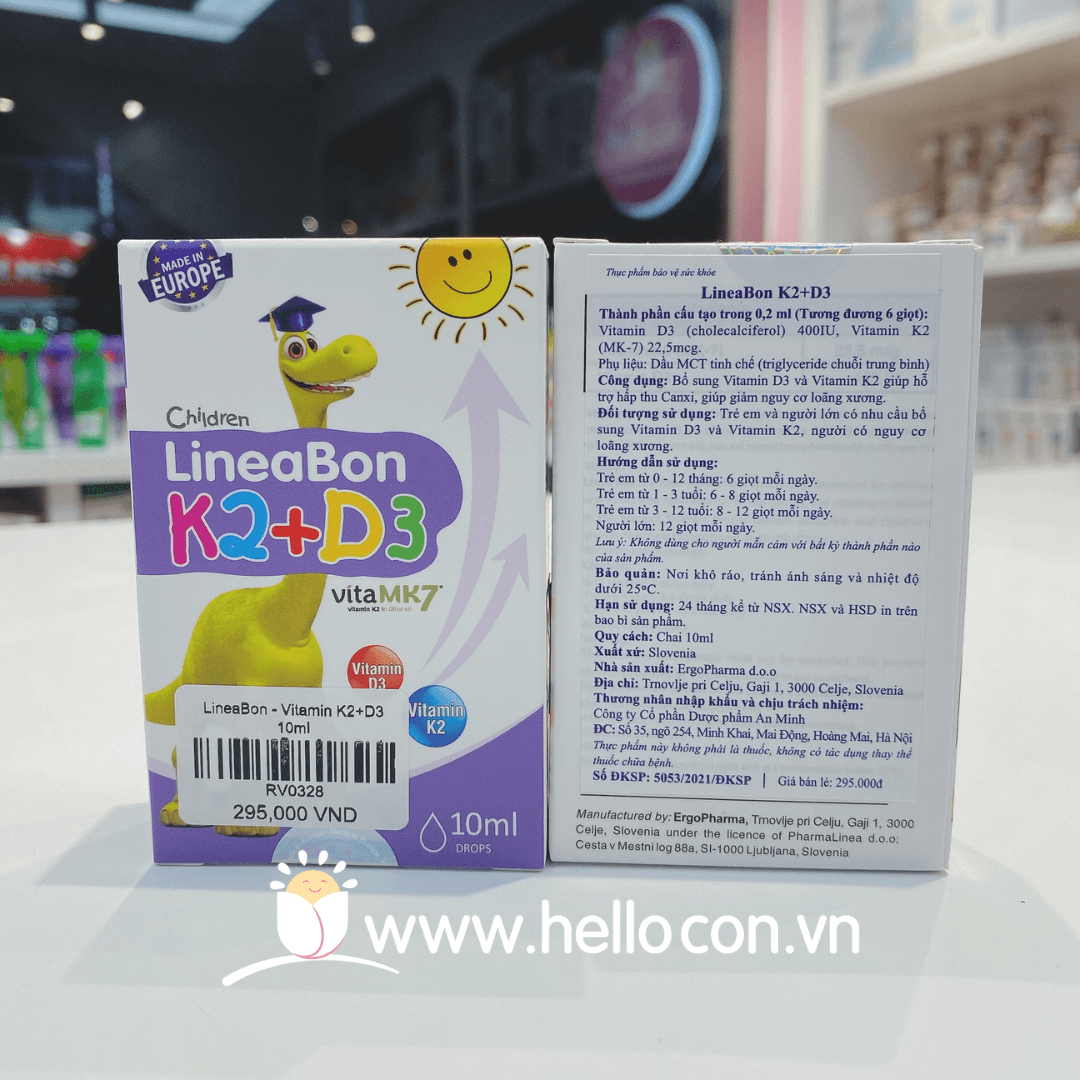 Vitamin LineaBon K2+D3 10ml — ảnh 3