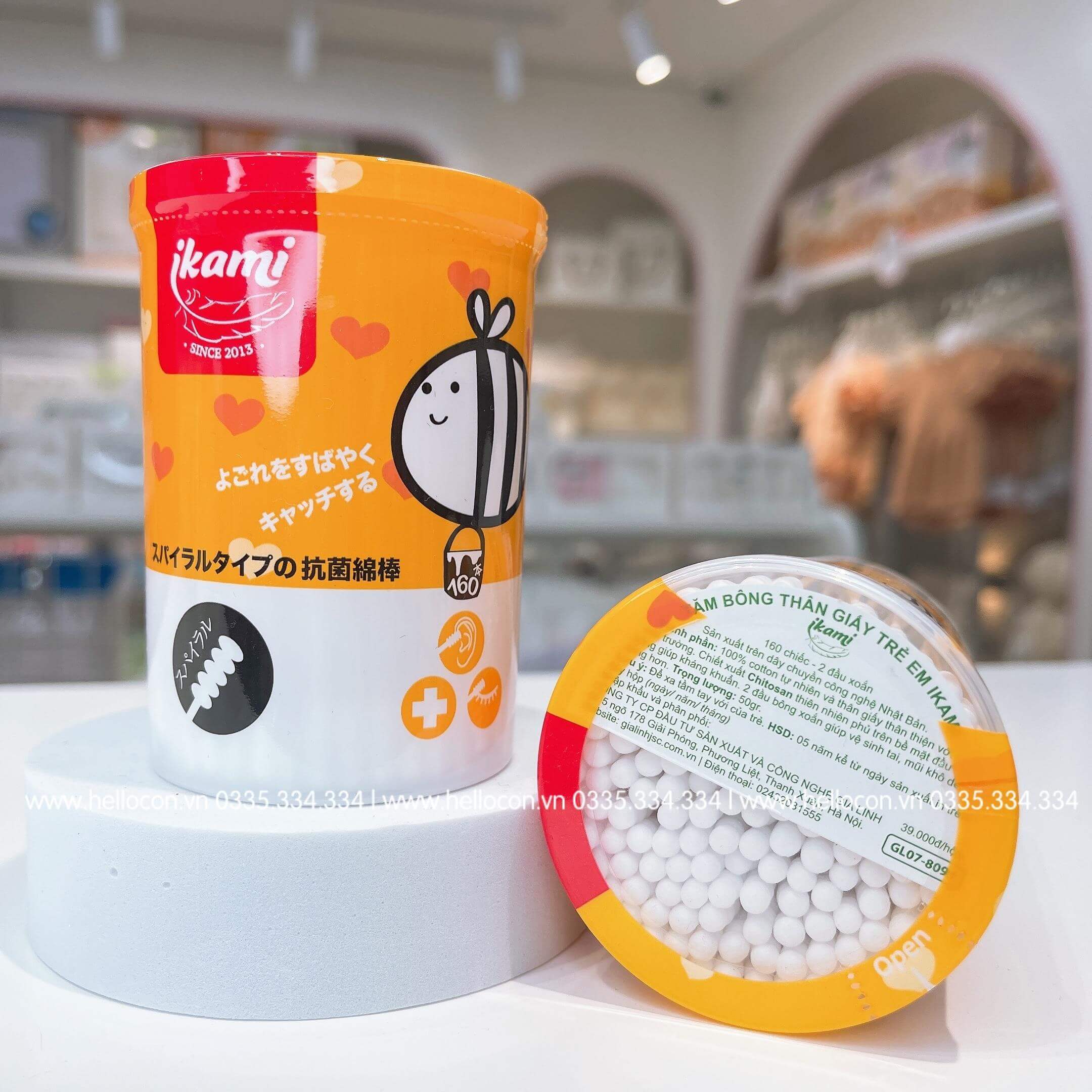 Bông ngoáy Ikami tai dành cho trẻ sơ sinh, dành cho trẻ em — ảnh 8