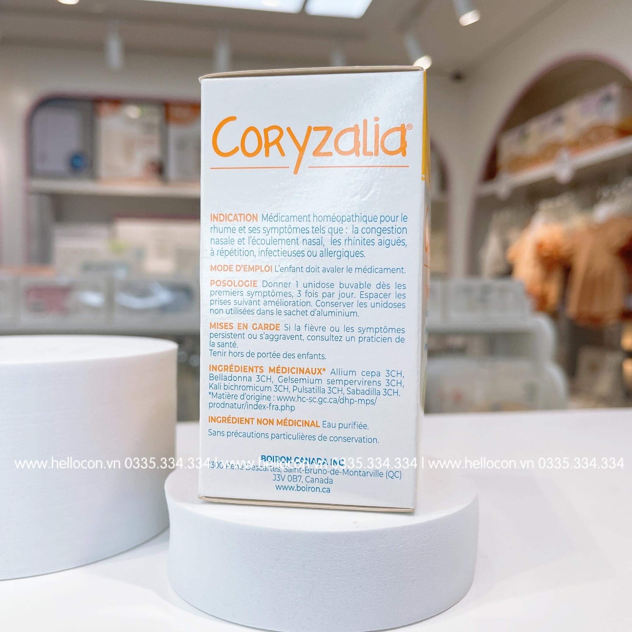 Nước muối Vi lượng đồng căn Coryzalia — ảnh 4