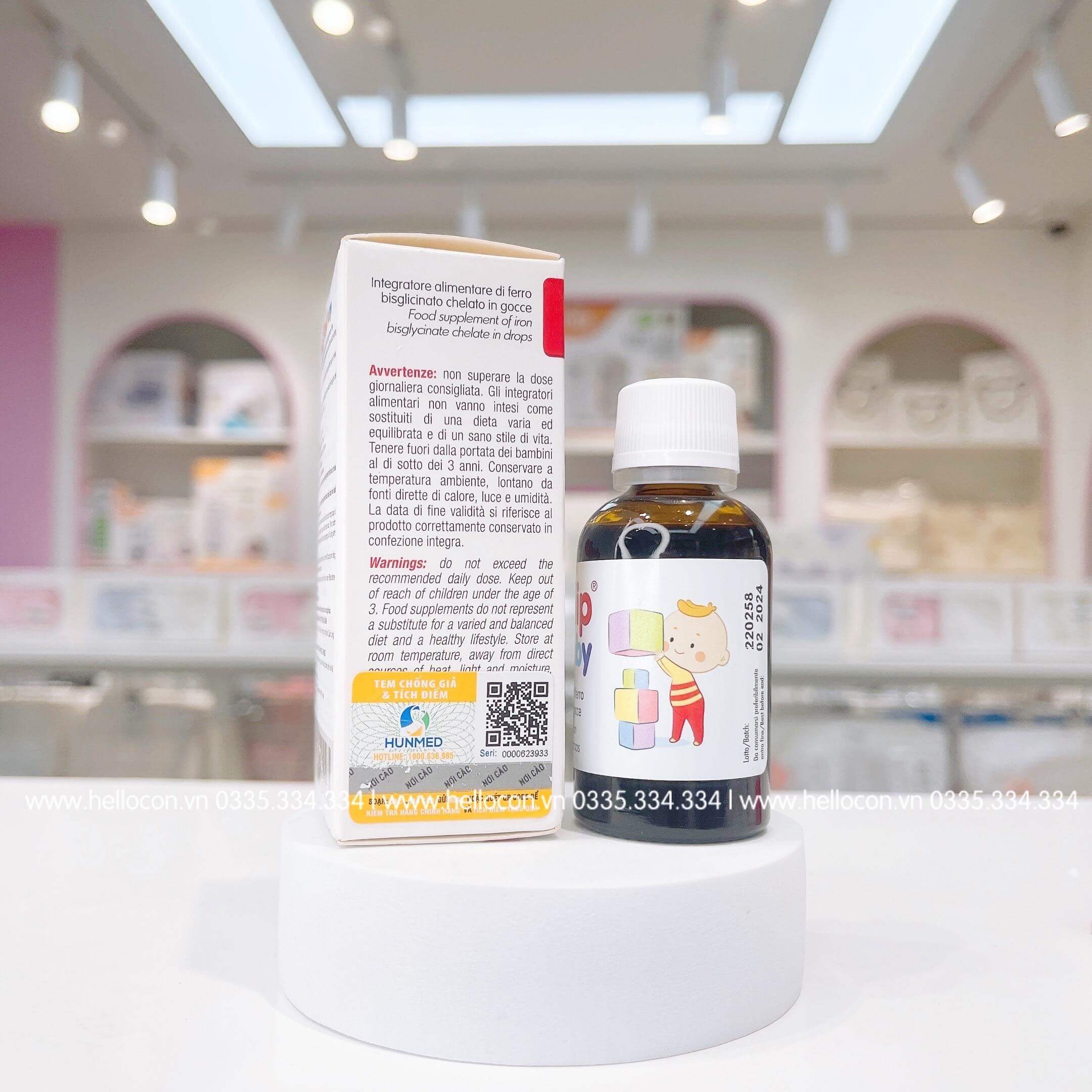 FERROLIP BABY – Sắt Hữu Cơ Nhỏ Giọt 0M+ 30ml — ảnh 3