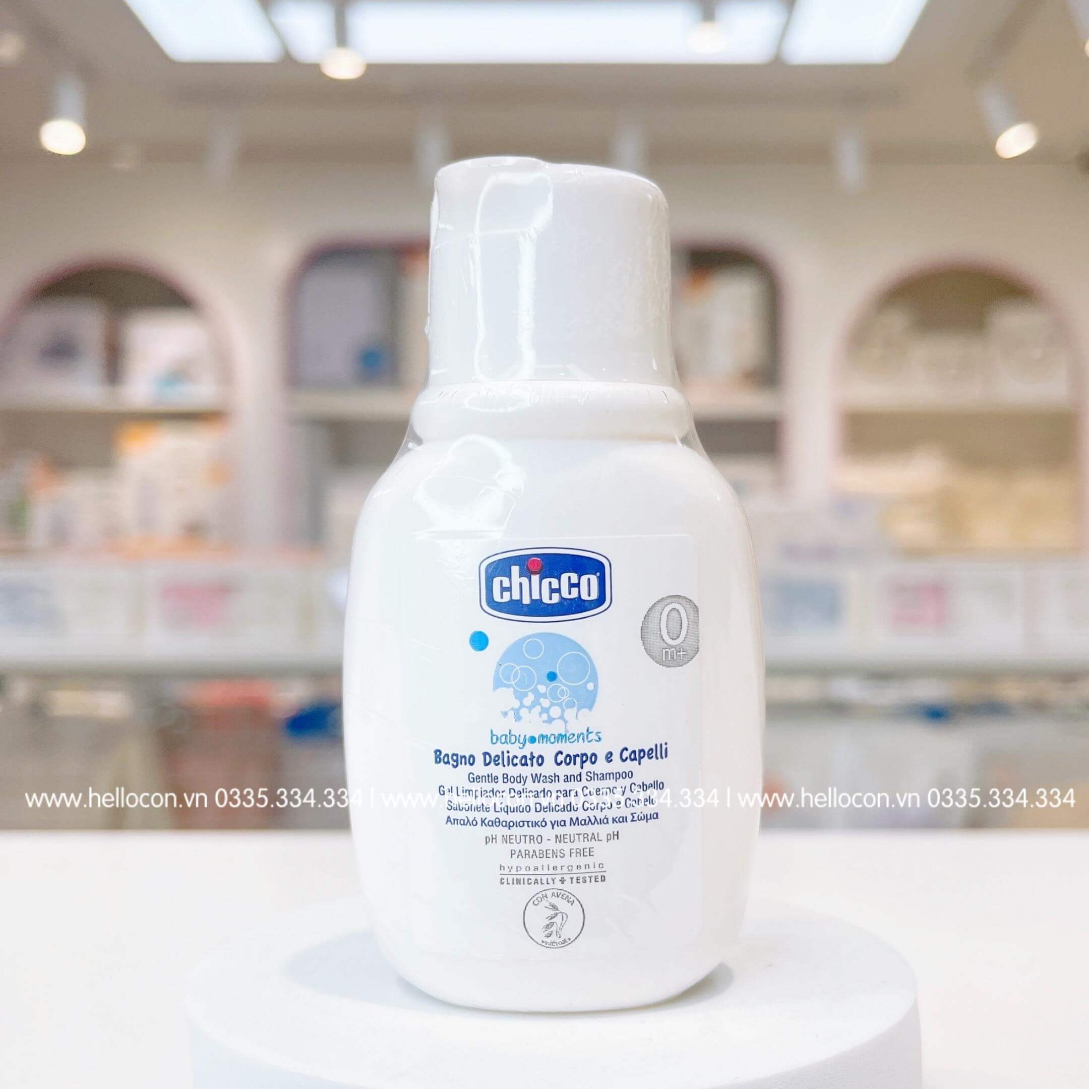 Sữa tắm gội yến mạch Chicco cho bé từ 0 tháng (200ml, 500ml) — ảnh 3