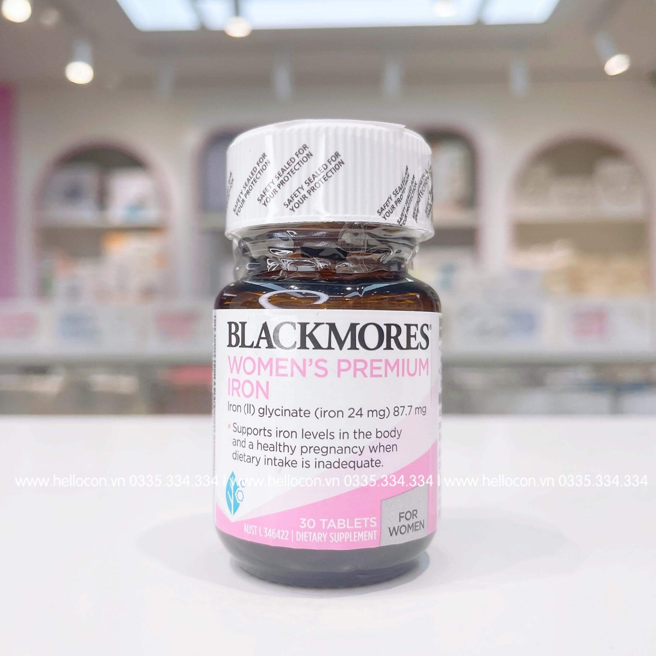 Viên sắt bầu Blackmores Pregnancy Iron 30viên