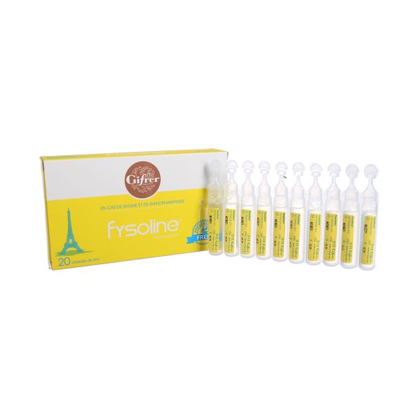Nước muối sinh lý Gifrer vỏ xanh 20 ống (chống ngạt - ruột xanh, kháng viêm ruột vàng) — ảnh 5