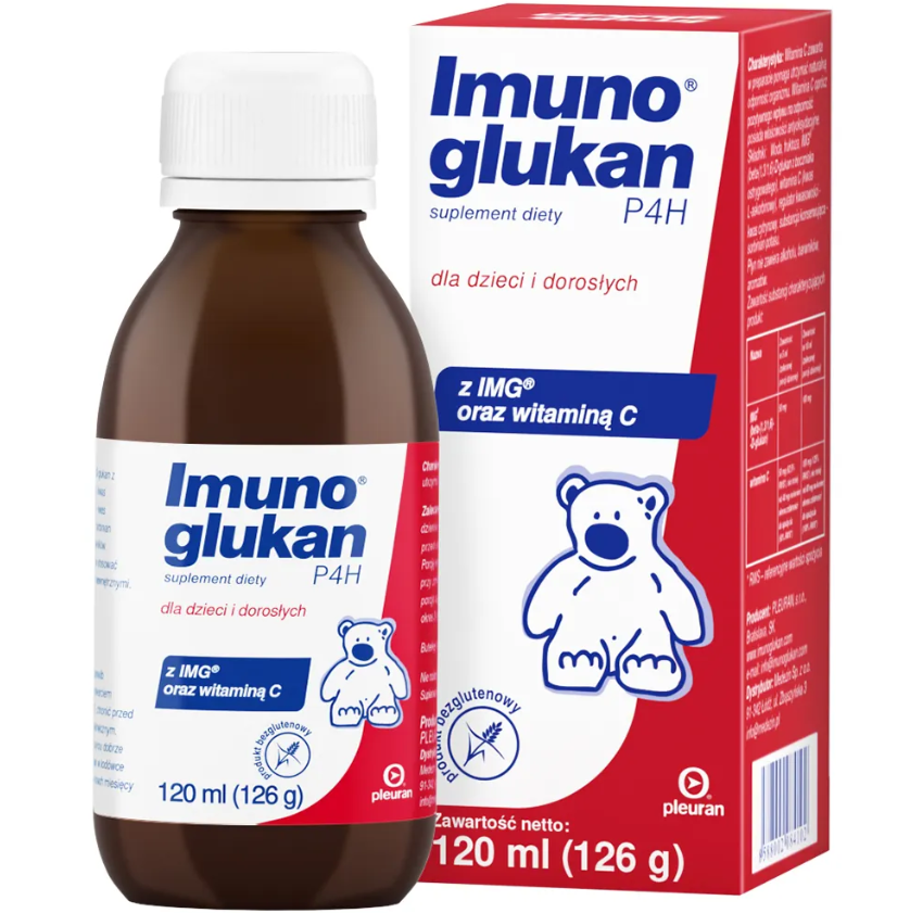 Siro tăng đề kháng Imunoglukan P4H 120ml