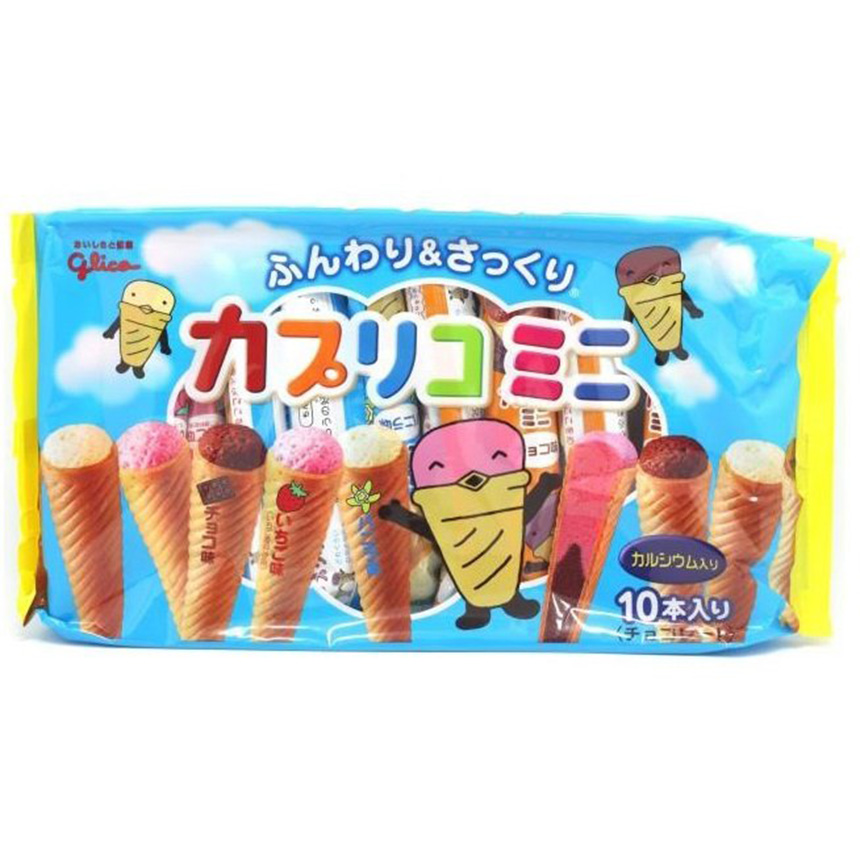 Bánh ốc quế Glico (10 chiếc) 12M+