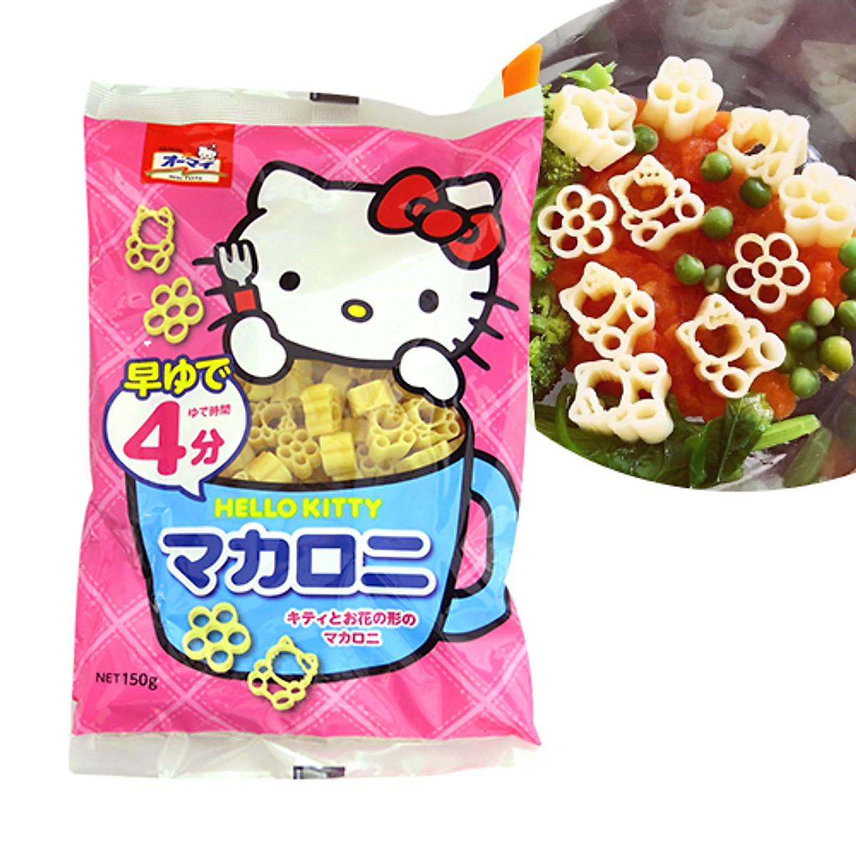 Mì nui Hello Kitty