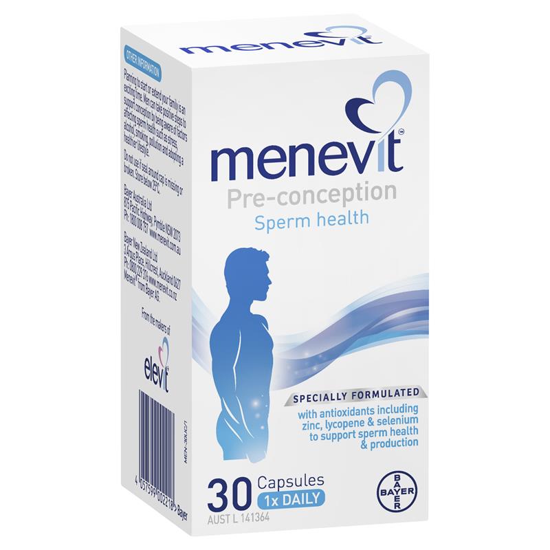 Menevit tăng chất lượng tinh trùng Úc