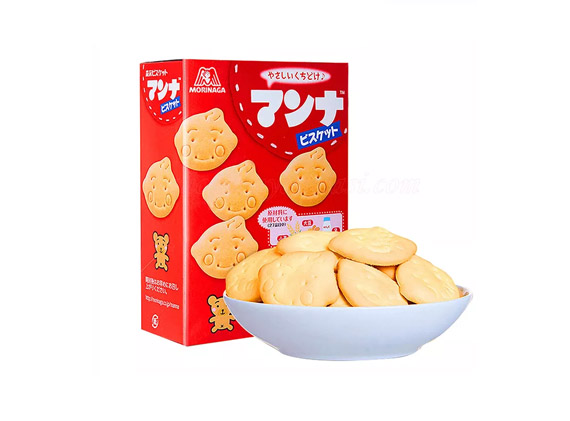 Bánh ăn dặm Morinaga quy sữa hình thú 9M+