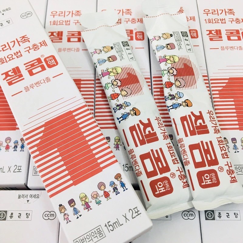 Tẩy giun Zelcom Hàn Quốc trên 2 tuổi