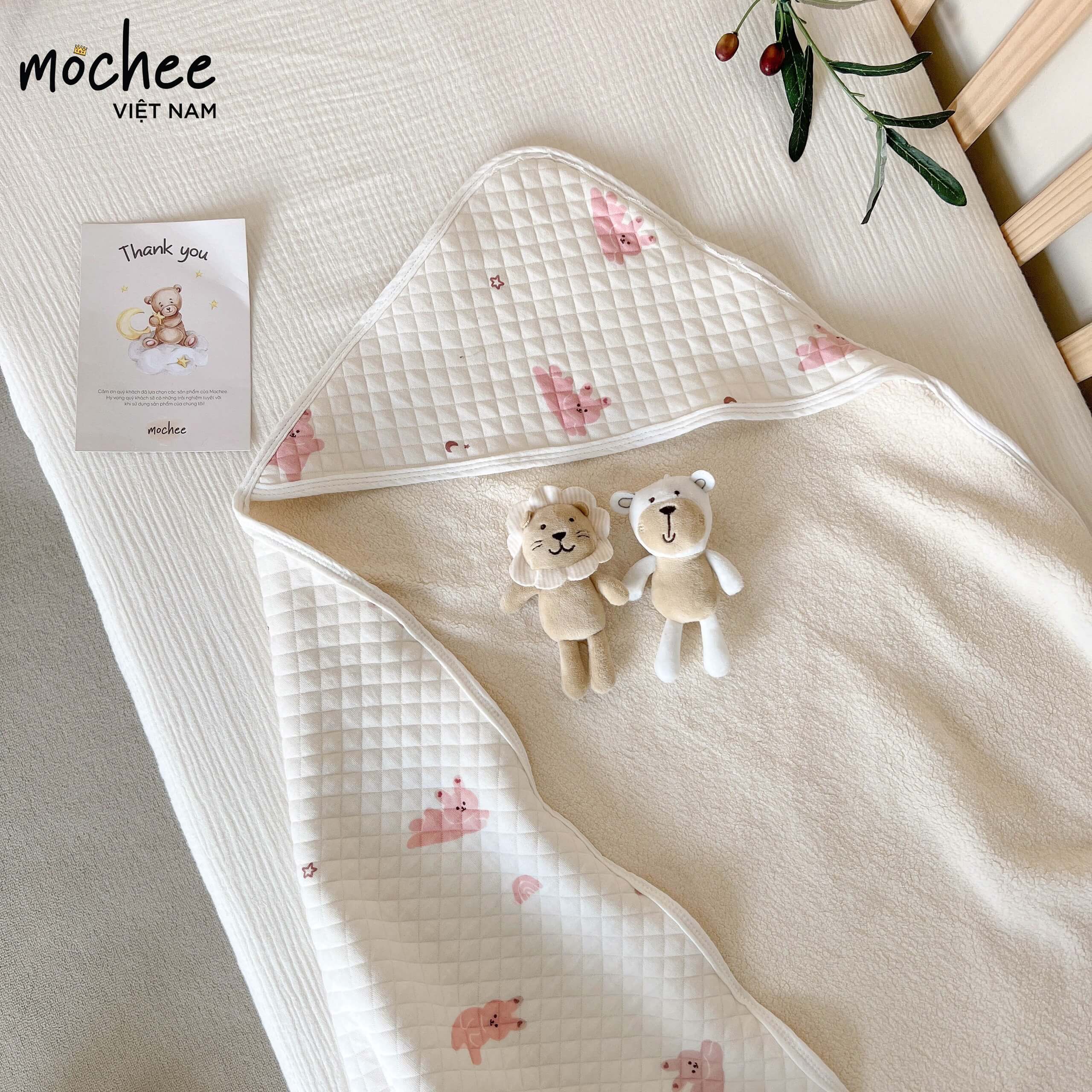 Ủ cotton lót lông Mochee — ảnh 2