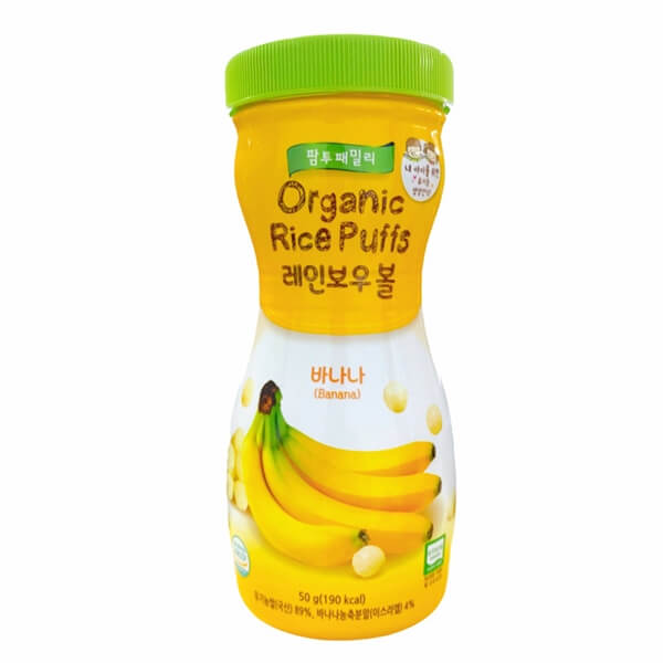 Bánh bi tan Organic Rice Puffs 6M+ — ảnh 2