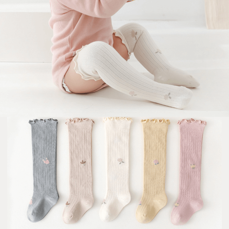 Tất lưới mỏng hoa nhí Hàn Quốc