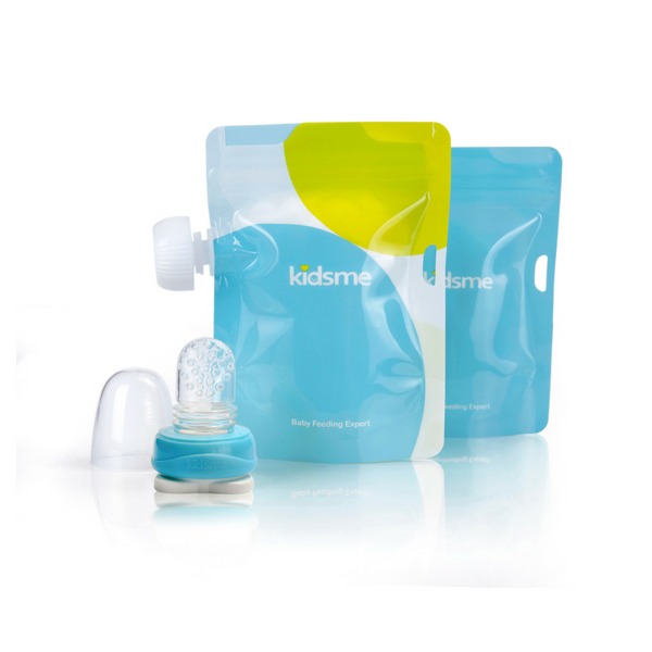 Túi nhai nối túi bóp thức ăn Kidsme 4M+ — ảnh 3