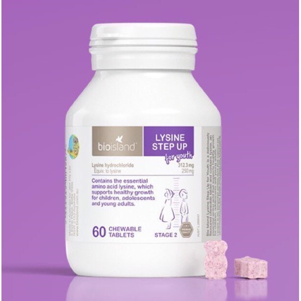 Bioisland Lysine 60 viên tăng chiều cao 6Y+ — ảnh 2