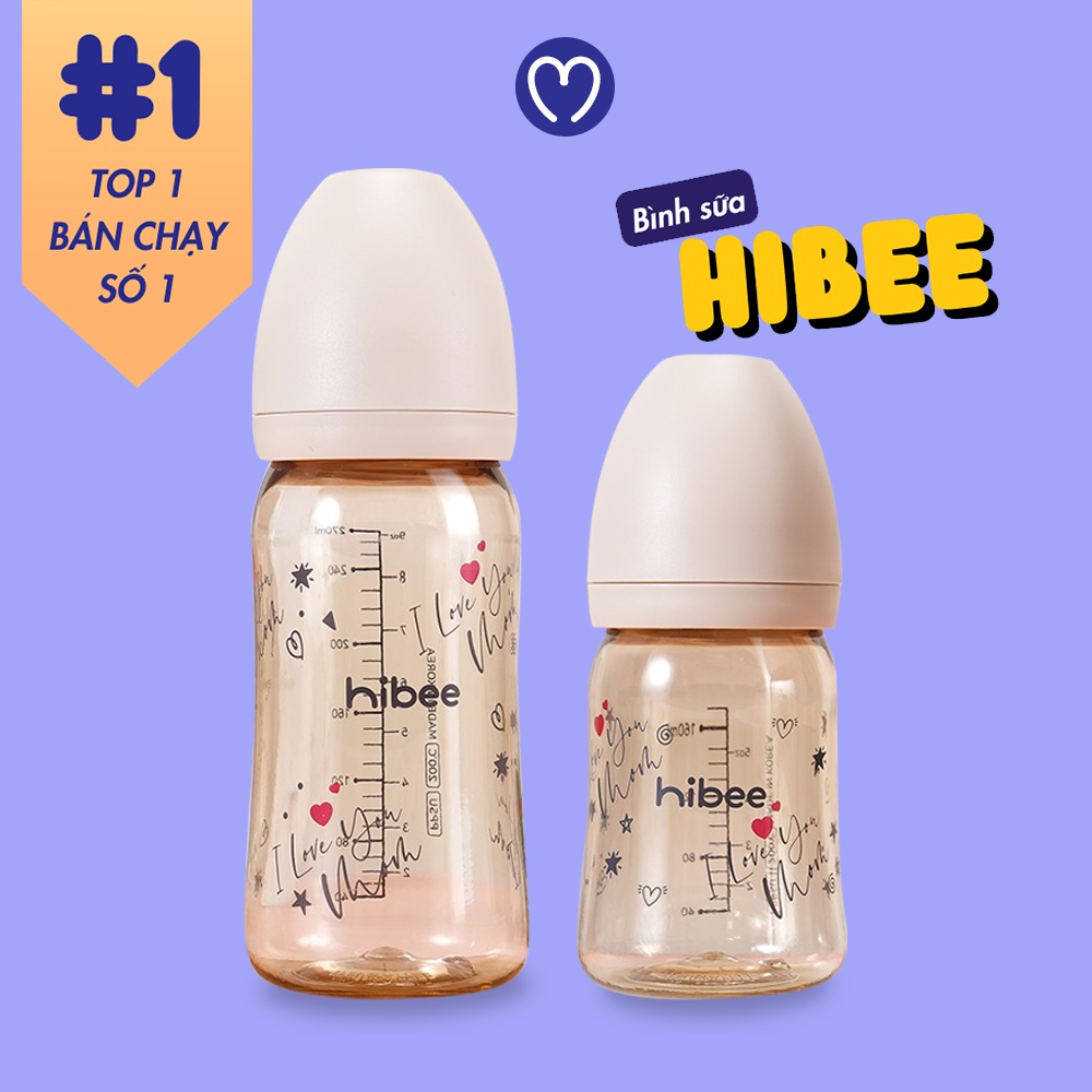 Bình sữa Hibee PPSU họa tiết — ảnh 2