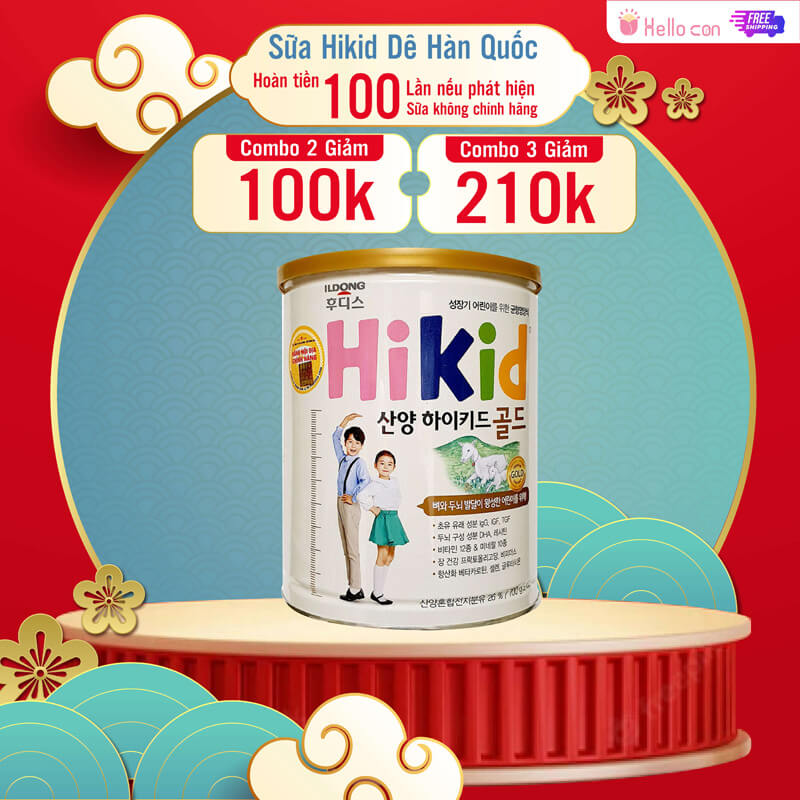 Sữa bột Hikid Dê Hàn Quốc 650g — ảnh 2