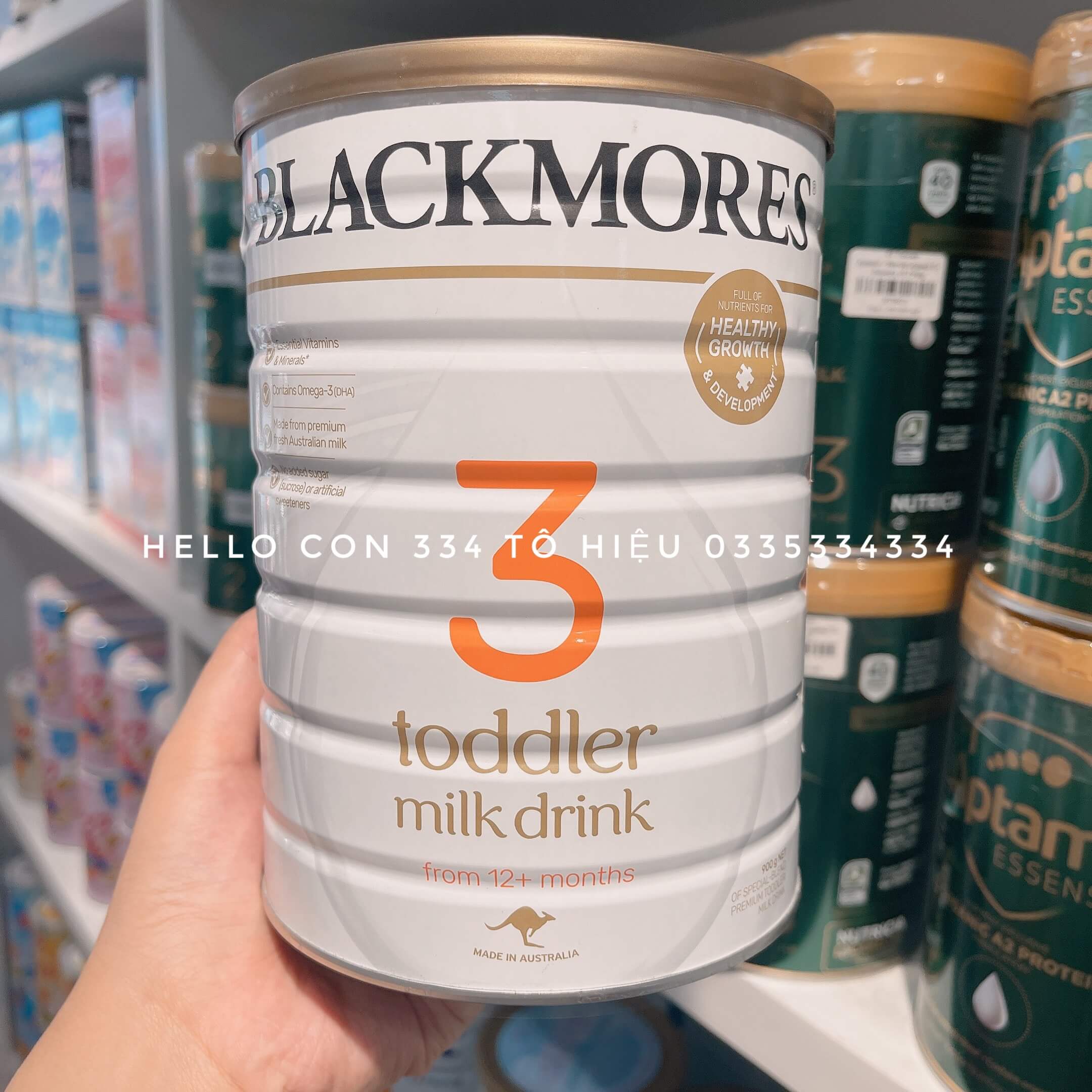 Sữa bột Blackmores Úc 900g (số 1, số 2, số 3) — ảnh 7