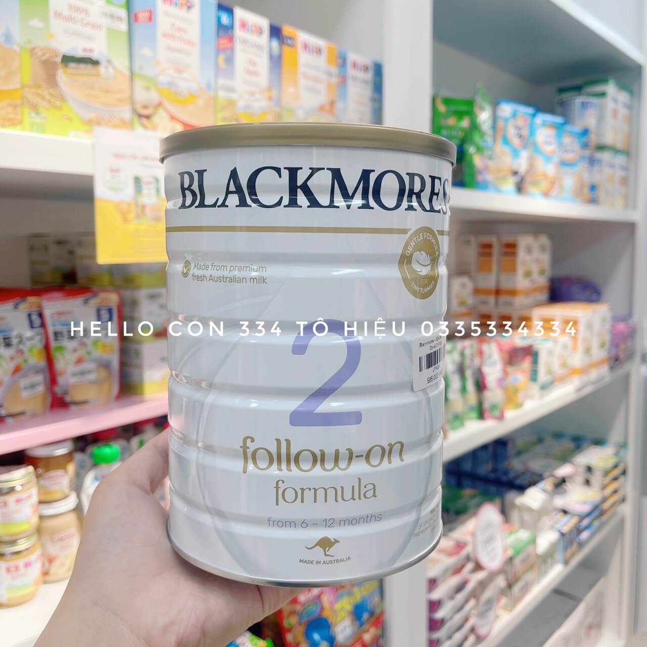 Sữa bột Blackmores Úc 900g (số 1, số 2, số 3) — ảnh 8