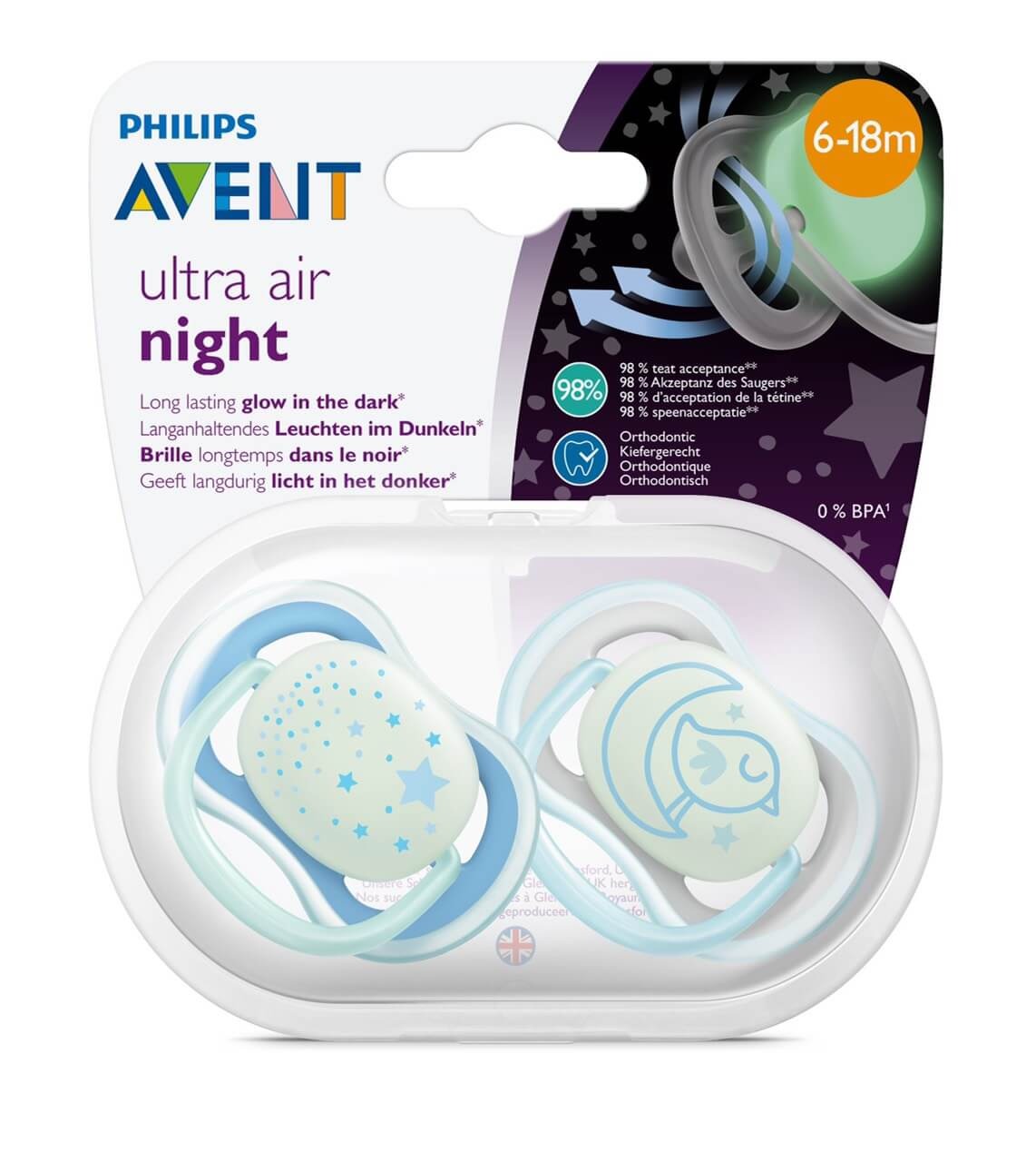Ti giả Avent Ultra Air Night