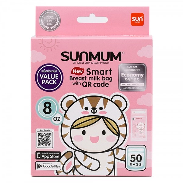 Túi trữ sữa thông minh Sunmum